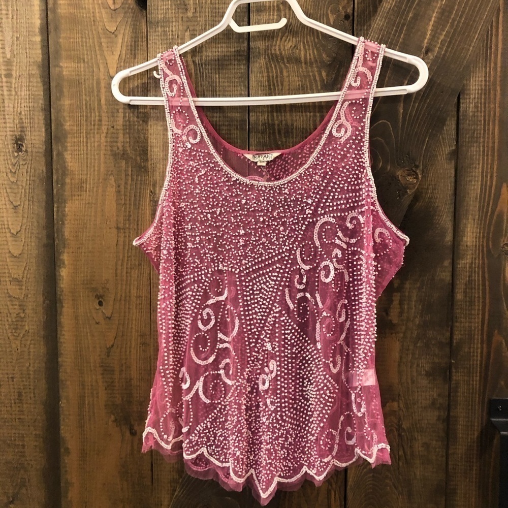 Buffalo Beaded Tank